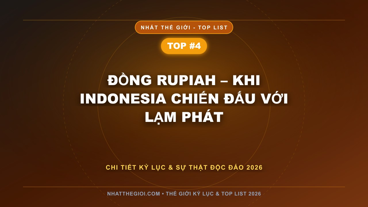 Đồng Rupiah – Khi Indonesia chiến đấu với lạm phát - 10 Đồng Tiền Có Giá Trị Thấp Nhất Thế Giới – Khi Sức Mạnh Kinh Tế Được Đo Bằng Niềm Tin
