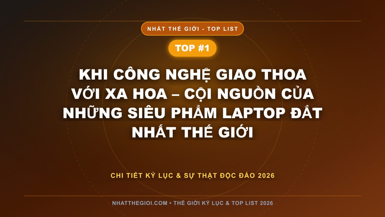 Khi Công Nghệ Giao Thoa Với Xa Hoa – Cội Nguồn Của Những Siêu Phẩm Laptop Đắt Nhất Thế Giới - Laptop Đắt Nhất Thế Giới – Khi Công Nghệ Trở Thành Nghệ Thuật Của Tinh Hoa