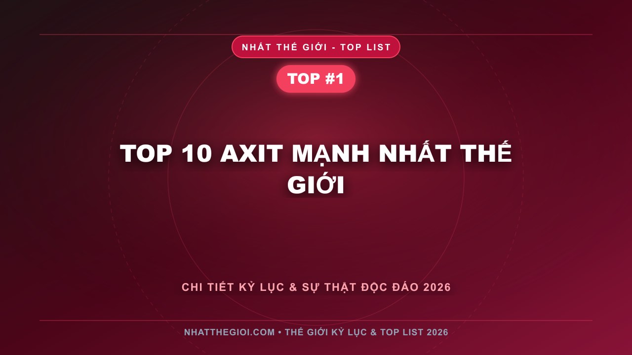 Top 10 Axit Mạnh Nhất Thế Giới - Axit Mạnh Nhất Thế Giới – Khi Sức Mạnh Hóa Học Vượt Mọi Giới Hạn