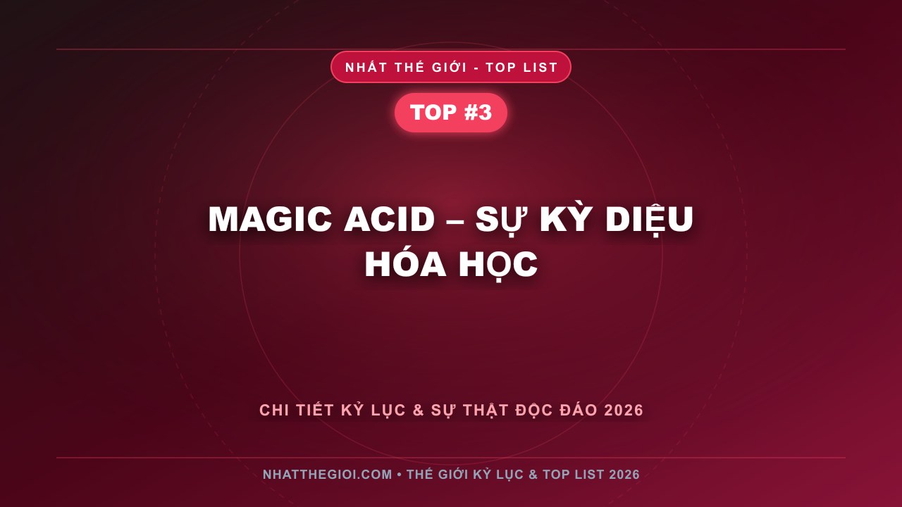 Magic Acid – Sự kỳ diệu hóa học - Axit Mạnh Nhất Thế Giới – Khi Sức Mạnh Hóa Học Vượt Mọi Giới Hạn