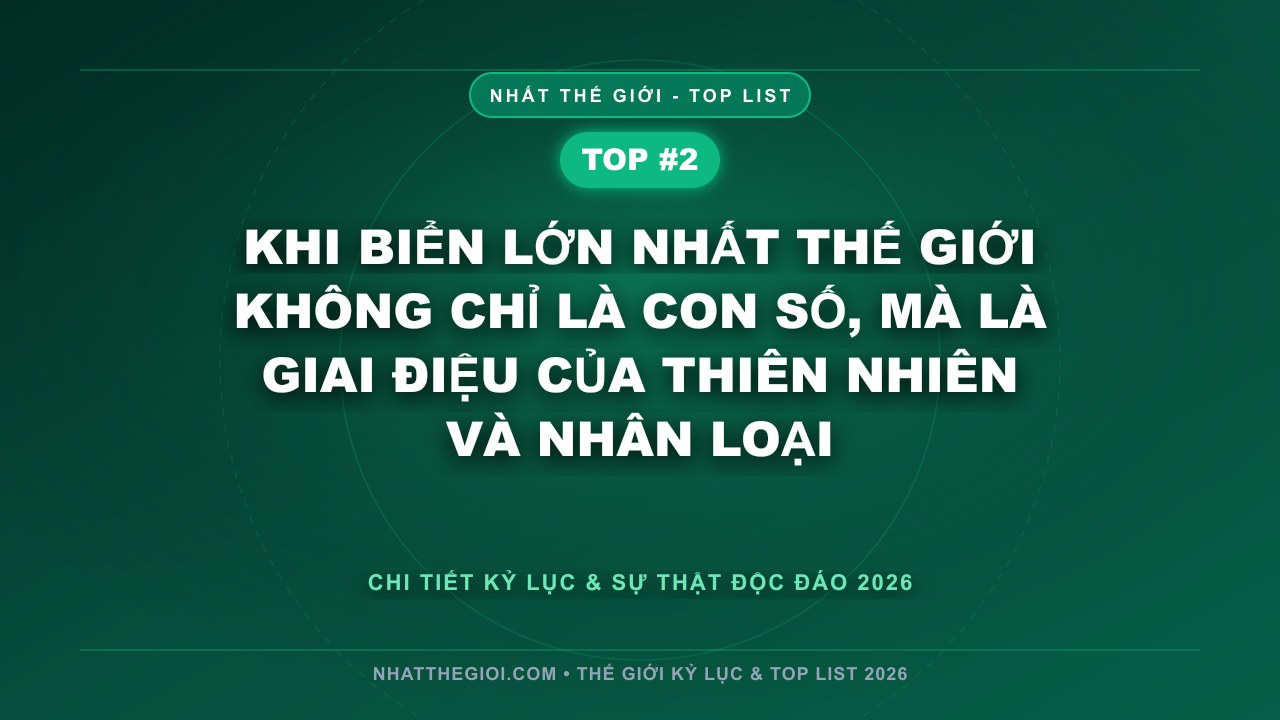 Khi Biển Lớn Nhất Thế Giới Không Chỉ Là Con Số, Mà Là Giai Điệu Của Thiên Nhiên và Nhân Loại - Top 10 Biển Lớn Nhất Thế Giới – Khi Nước Mặn Trở Thành Vùng Thiên Đường Của Hành Tinh
