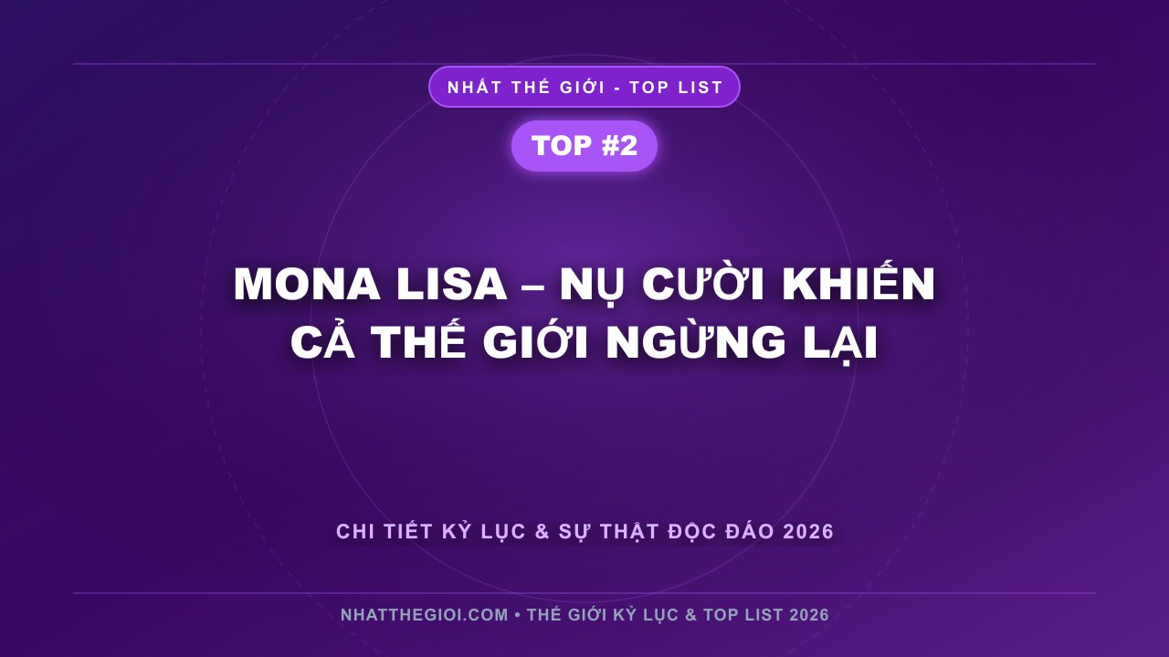 Mona Lisa – Nụ Cười Khiến Cả Thế Giới Ngừng Lại - Bức Tranh Đẹp Nhất Thế Giới – Khi Nghệ Thuật Chạm Tới Linh Hồn Nhân Loại