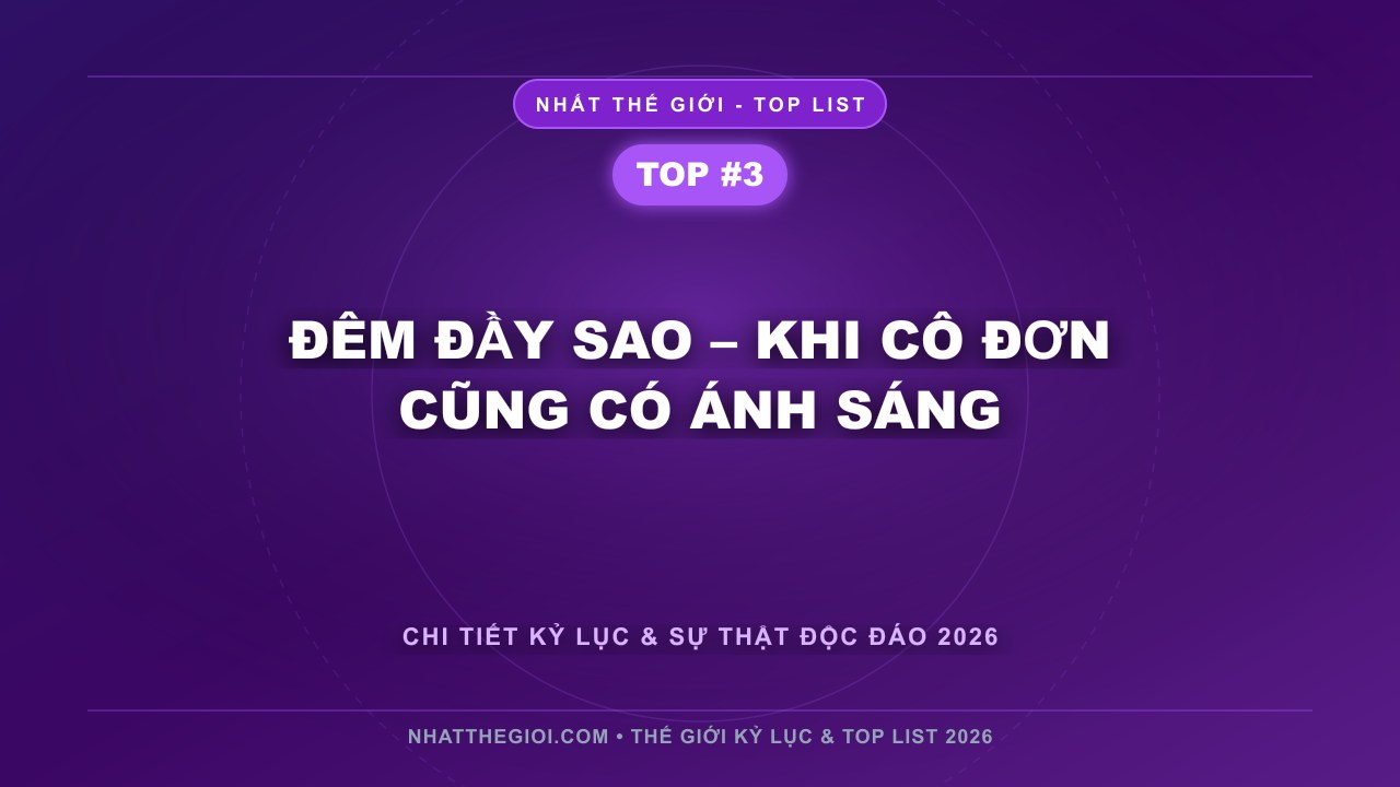 Đêm Đầy Sao – Khi Cô Đơn Cũng Có Ánh Sáng - Bức Tranh Đẹp Nhất Thế Giới – Khi Nghệ Thuật Chạm Tới Linh Hồn Nhân Loại
