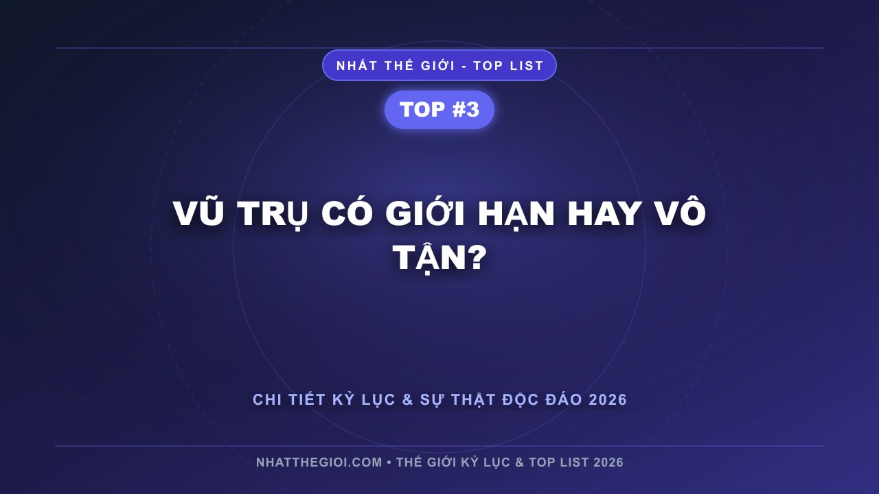 Vũ trụ có giới hạn hay vô tận? - Câu Hỏi Khó Nhất Thế Giới – Khi Trí Tuệ Con Người Đối Diện Giới Hạn