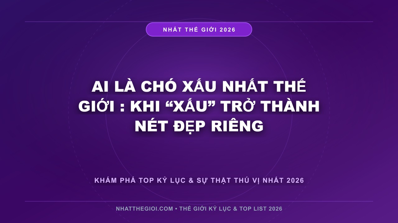 Hình ảnh kỷ lục Ai Là Chó Xấu Nhất Thế Giới mới nhất 2026