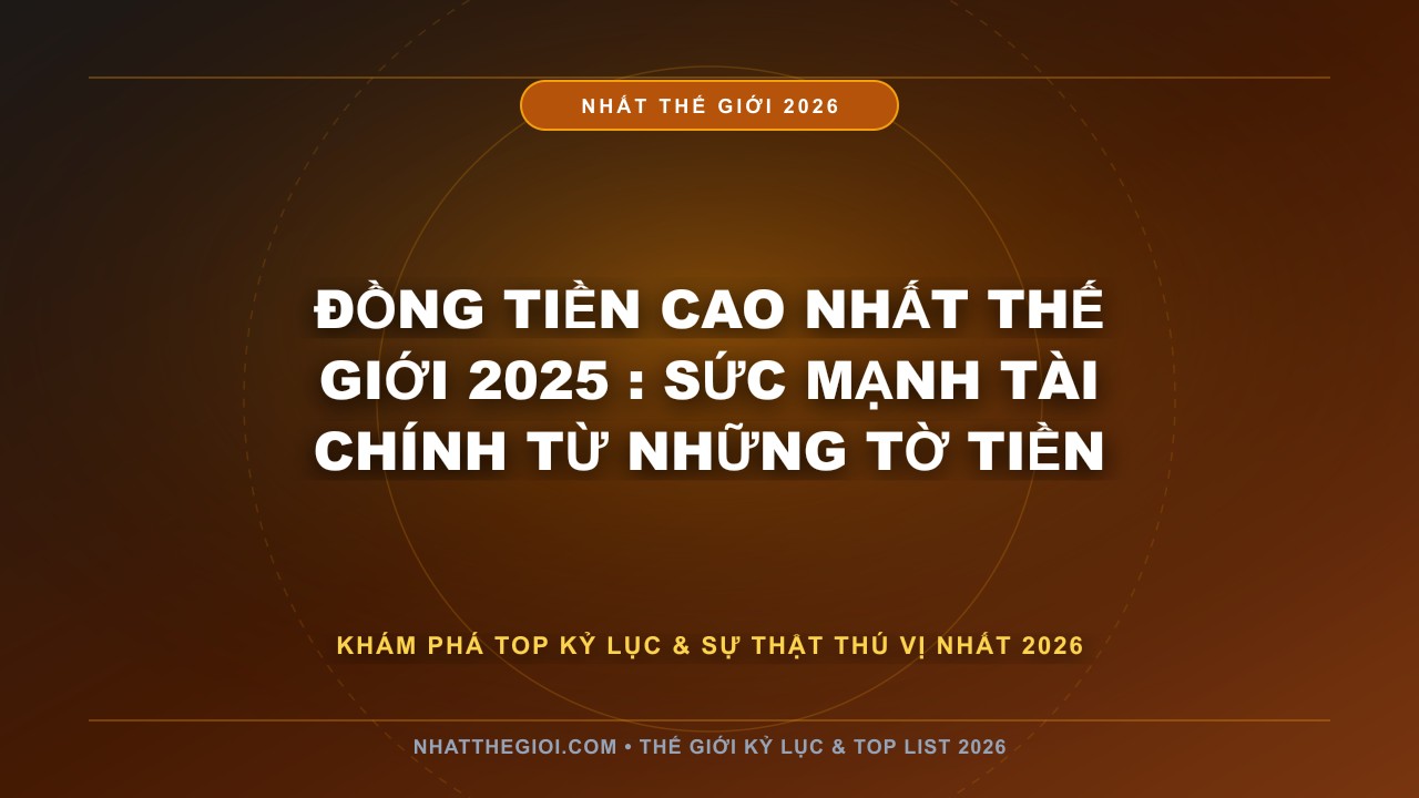 Hình ảnh kỷ lục Đồng tiền cao nhất thế giới 2025 mới nhất 2026