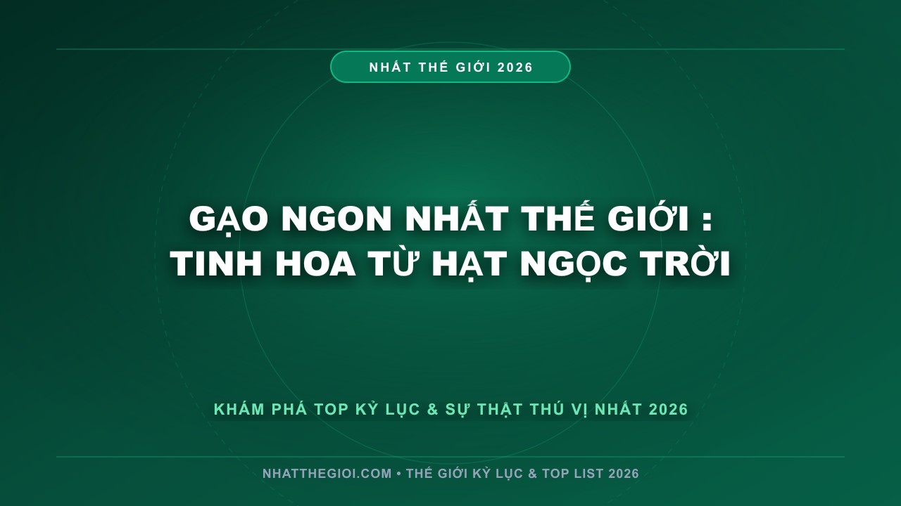 Hình ảnh kỷ lục Gạo Ngon Nhất Thế Giới mới nhất 2026