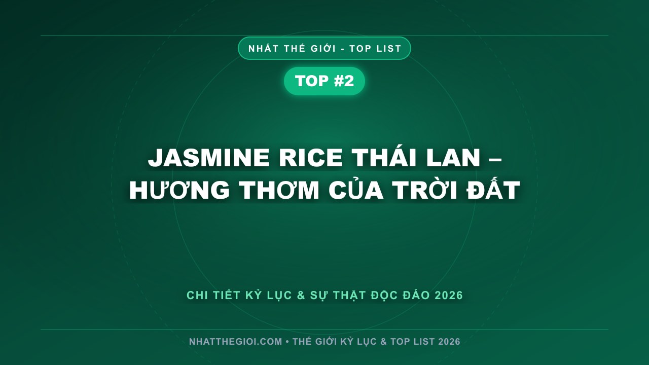 Jasmine Rice Thái Lan – Hương thơm của trời đất - Gạo Ngon Nhất Thế Giới – Tinh Hoa Từ Hạt Ngọc Trời