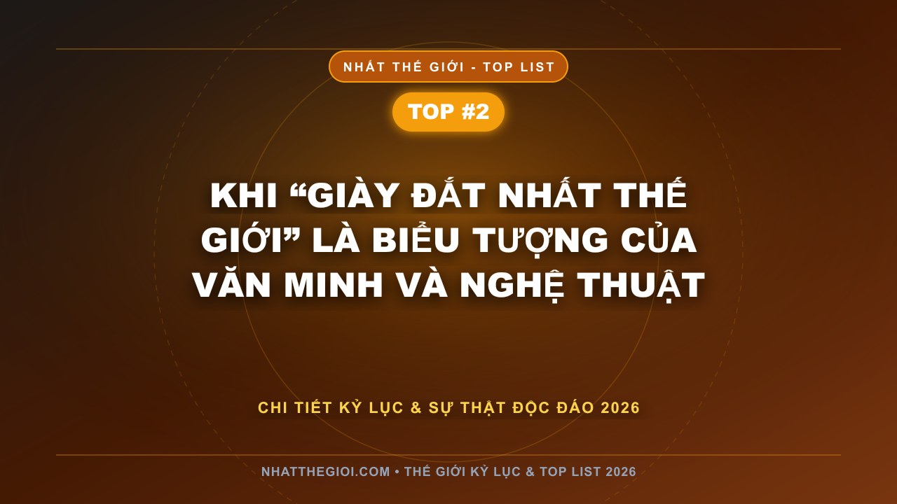 Khi “Giày Đắt Nhất Thế Giới” Là Biểu Tượng Của Văn Minh Và Nghệ Thuật - Top 10 Giày Đắt Nhất Thế Giới – Khi Thời Trang Trở Thành Nghệ Thuật Của Đẳng Cấp