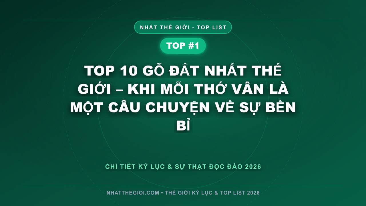 Top 10 Gỗ Đắt Nhất Thế Giới – Khi Mỗi Thớ Vân Là Một Câu Chuyện Về Sự Bền Bỉ - Top 10 Gỗ Đắt Nhất Thế Giới – Khi Thiên Nhiên Biến Thân Cây Thành Tác Phẩm Nghệ Thuật