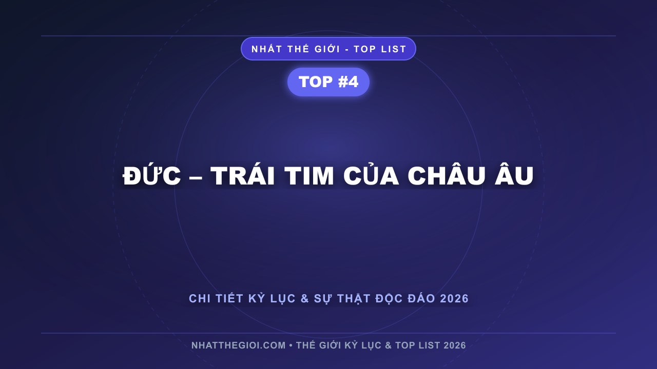 Đức – Trái Tim Của Châu Âu - Khám Phá 10 Hộ Chiếu Quyền Lực Nhất Thế Giới – Những Quốc Gia Được Cả Thế Giới Tin Tưởng