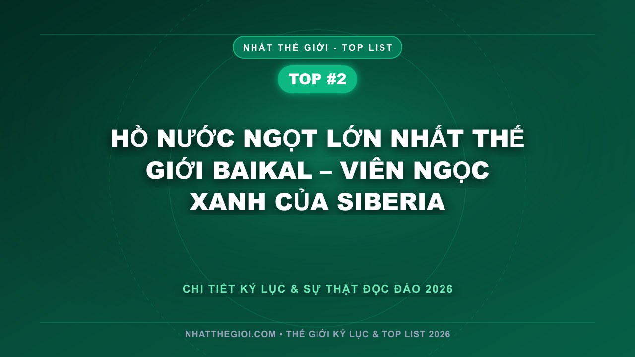 Hồ nước ngọt lớn nhất thế giới Baikal – Viên Ngọc Xanh Của Siberia - Hồ Nước Ngọt Lớn Nhất Thế Giới – Nơi Trái Đất Cất Giữ Linh Hồn Của Sự Sống
