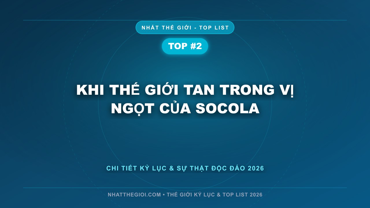 Khi Thế Giới Tan Trong Vị Ngọt Của Socola - Top 10 Kẹo Ngon Nhất Thế Giới – Khi Hương Vị Trở Thành Di Sản Toàn Cầu