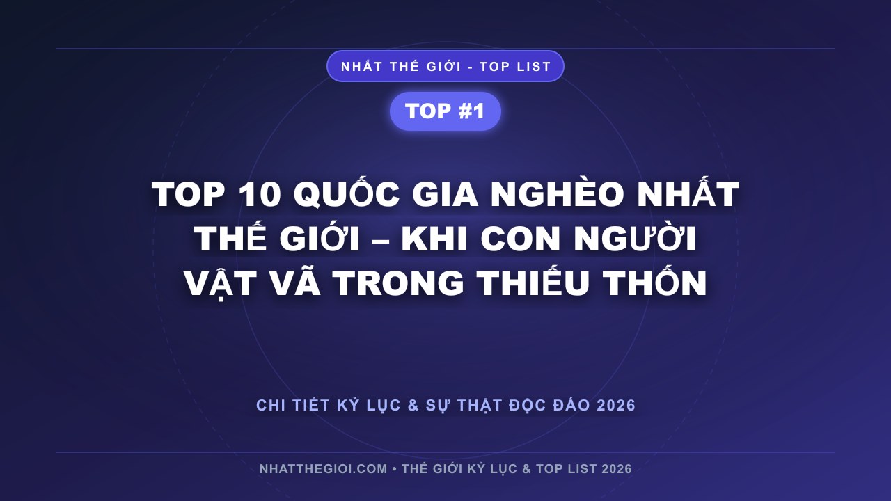 Top 10 Quốc Gia Nghèo Nhất Thế Giới – Khi Con Người Vật Vã Trong Thiếu Thốn - Quốc Gia Nghèo Nhất Thế Giới – Khi Nghèo Không Chỉ Là Con Số