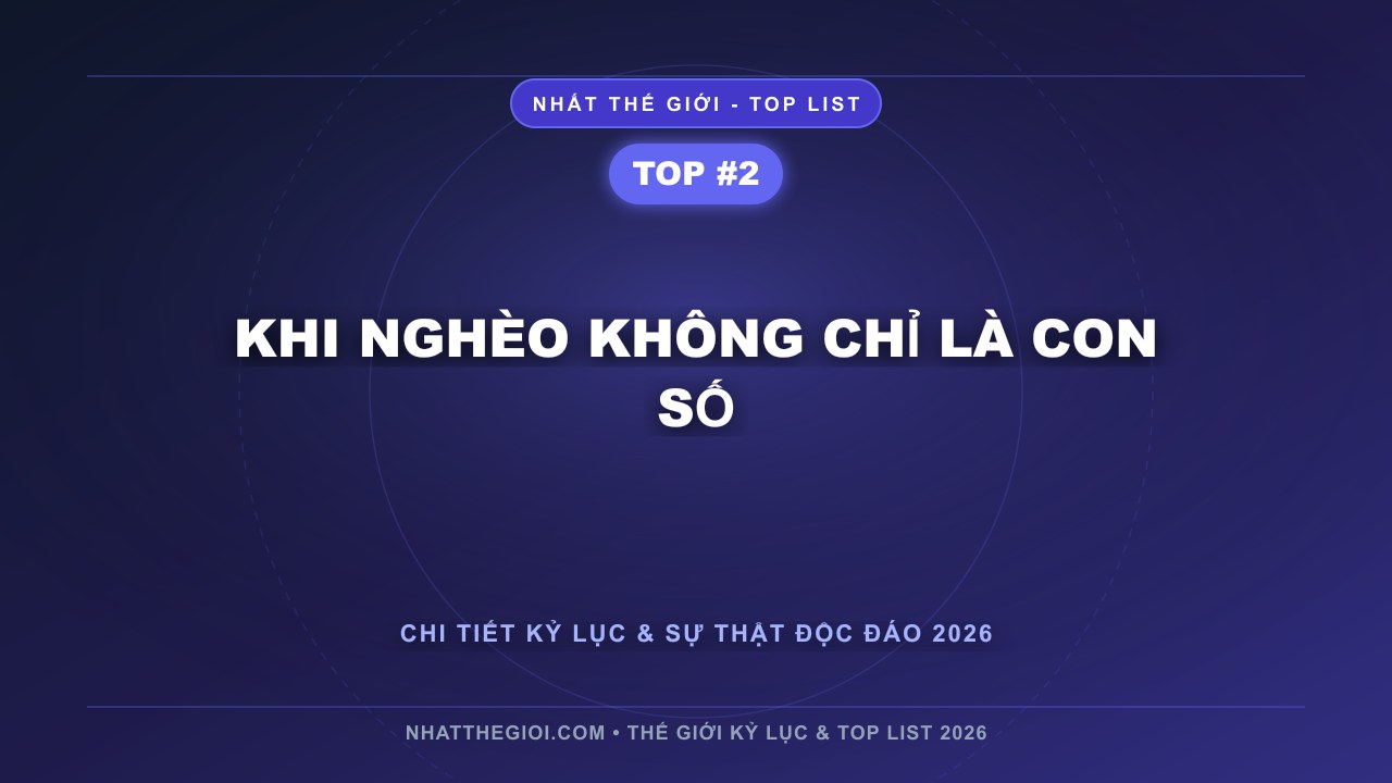 Khi nghèo không chỉ là con số - Quốc Gia Nghèo Nhất Thế Giới – Khi Nghèo Không Chỉ Là Con Số