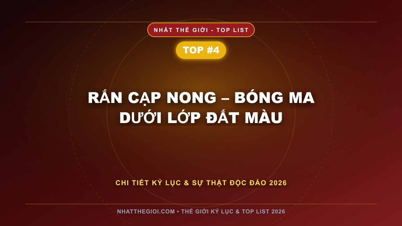 Rắn Cạp Nong – Bóng Ma Dưới Lớp Đất Màu - Top 10 Rắn Độc Nhất Việt Nam – Khi Thiên Nhiên Ẩn Giấu Sức Mạnh Chết Người