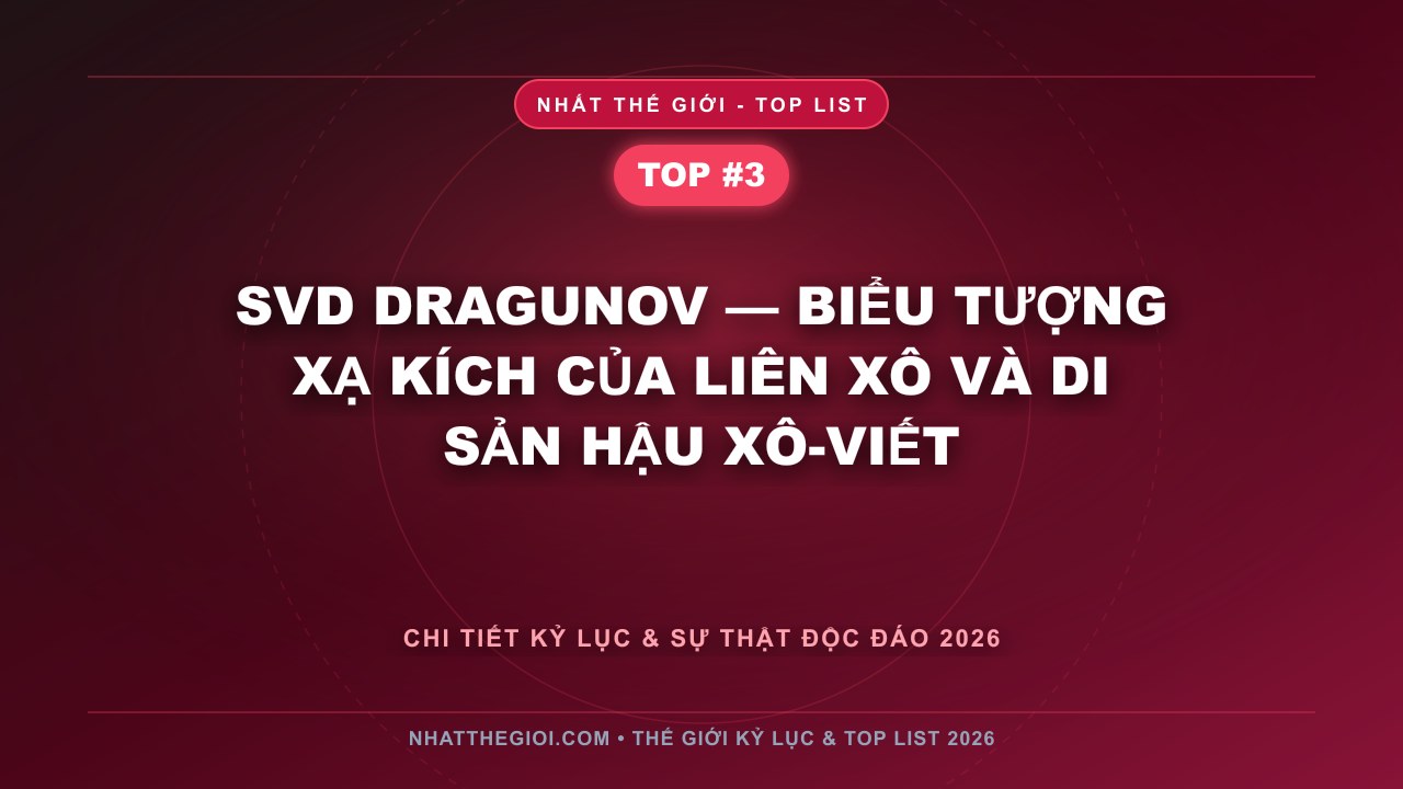 SVD Dragunov — Biểu tượng xạ kích của Liên Xô và di sản hậu Xô-viết - Top 10 súng bắn tỉa mạnh nhất thế giới theo ảnh hưởng lịch sử — giới thiệu trước khi đi sâu