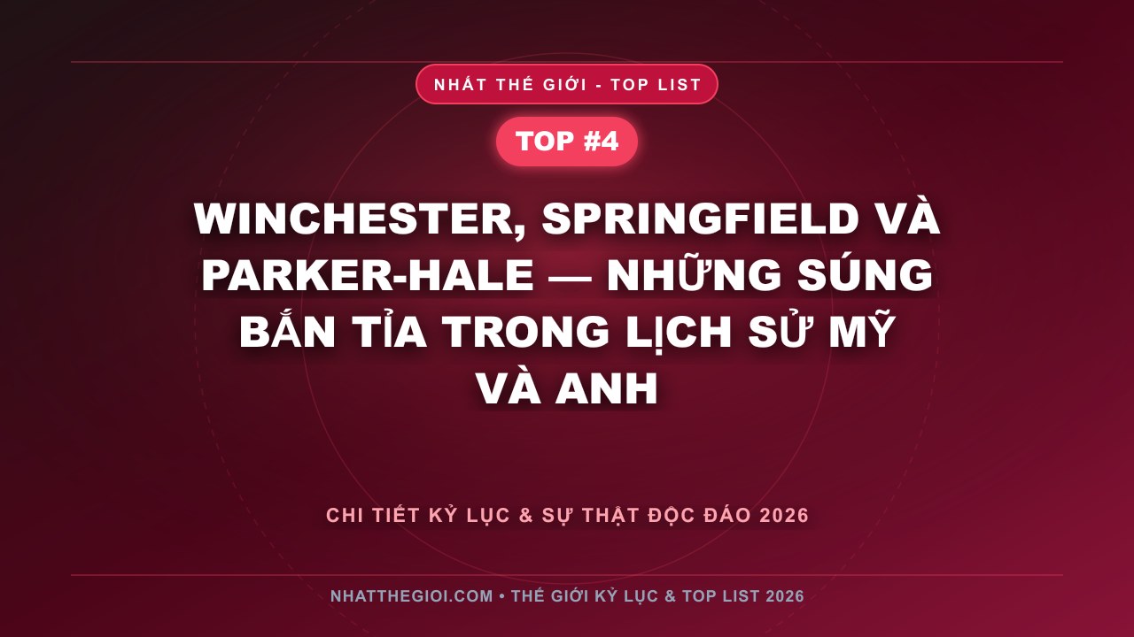 Winchester, Springfield và Parker-Hale — những súng bắn tỉa trong lịch sử Mỹ và Anh - Top 10 súng bắn tỉa mạnh nhất thế giới theo ảnh hưởng lịch sử — giới thiệu trước khi đi sâu