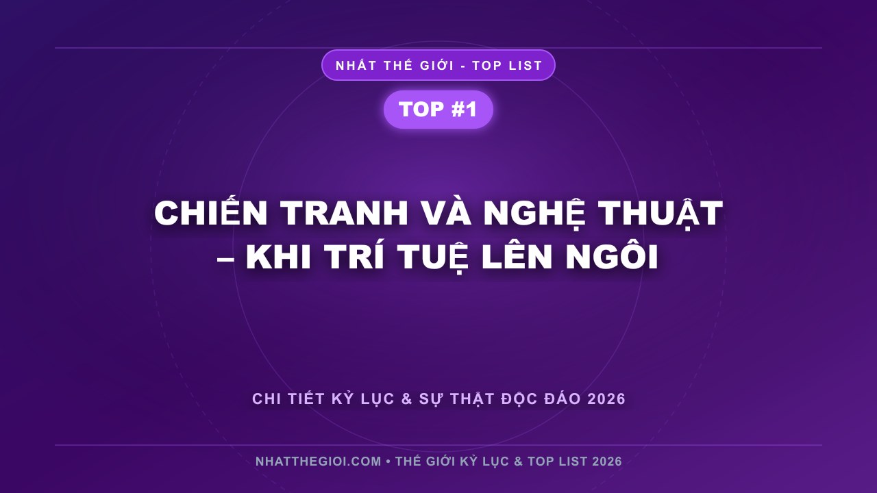 Chiến Tranh Và Nghệ Thuật – Khi Trí Tuệ Lên Ngôi - 10 Vị Tướng Giỏi Nhất Thế Giới – Những Thiên Tài Của Nghệ Thuật Chiến Tranh