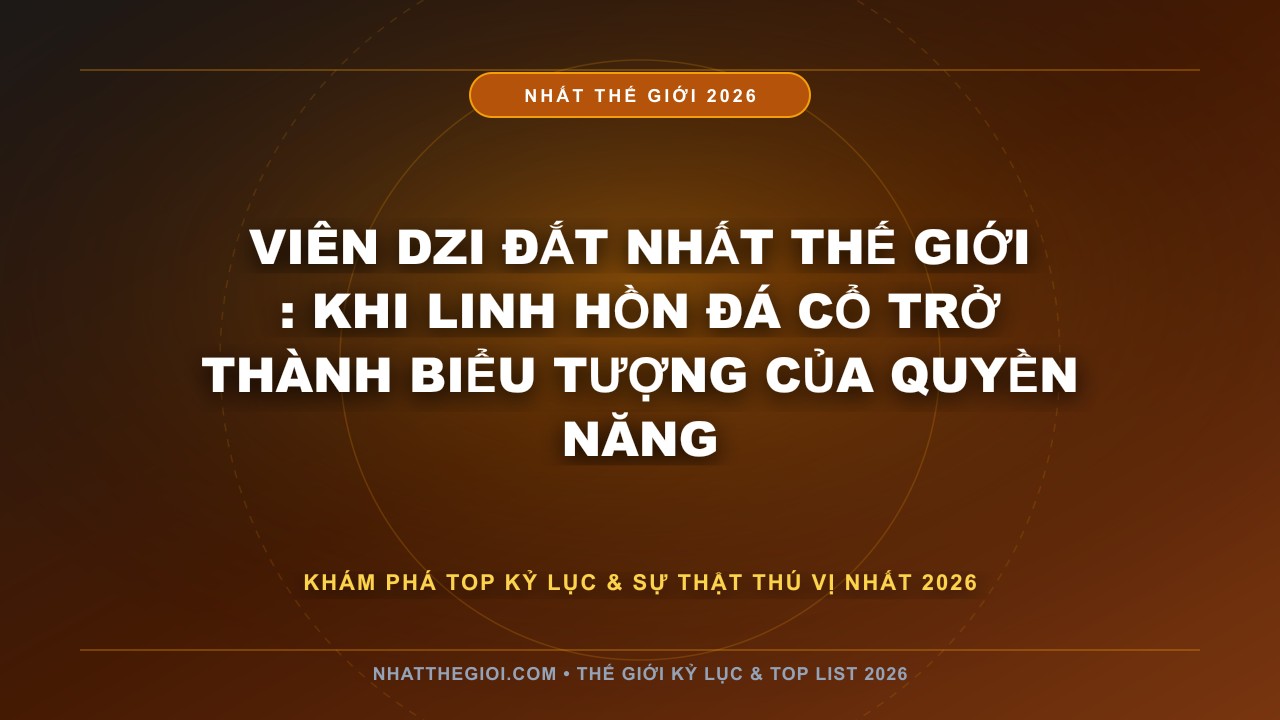 Hình ảnh kỷ lục Viên Dzi Đắt Nhất Thế Giới mới nhất 2026