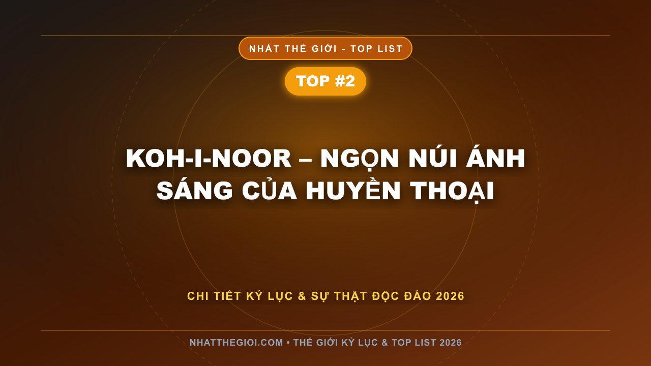 Koh-i-Noor – Ngọn núi ánh sáng của huyền thoại - Viên Kim Cương Đắt Nhất Thế Giới – Hành Trình Vượt Thời Gian Của Những Viên Đá Bất Tử