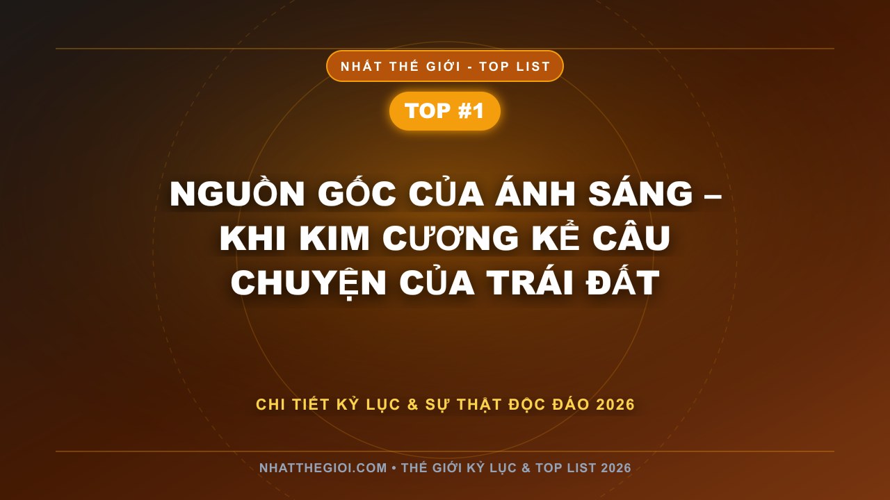 Nguồn Gốc Của Ánh Sáng – Khi Kim Cương Kể Câu Chuyện Của Trái Đất - Viên Kim Cương Lớn Nhất Thế Giới – Hành Trình Từ Lòng Đất Đến Vinh Quang