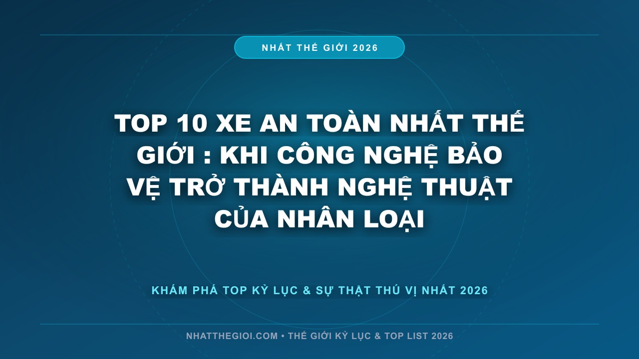 Hình ảnh kỷ lục Top 10 Xe An Toàn Nhất Thế Giới mới nhất 2026