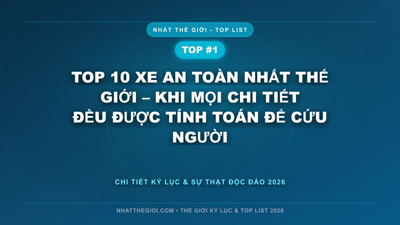 Top 10 Xe An Toàn Nhất Thế Giới – Khi Mọi Chi Tiết Đều Được Tính Toán Để Cứu Người - Top 10 Xe An Toàn Nhất Thế Giới – Khi Công Nghệ Bảo Vệ Trở Thành Nghệ Thuật Của Nhân Loại